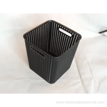 30-Year Injection Mould Maker - Customized Plastic Rectangle Rattan Storage Basket Organizer Mould